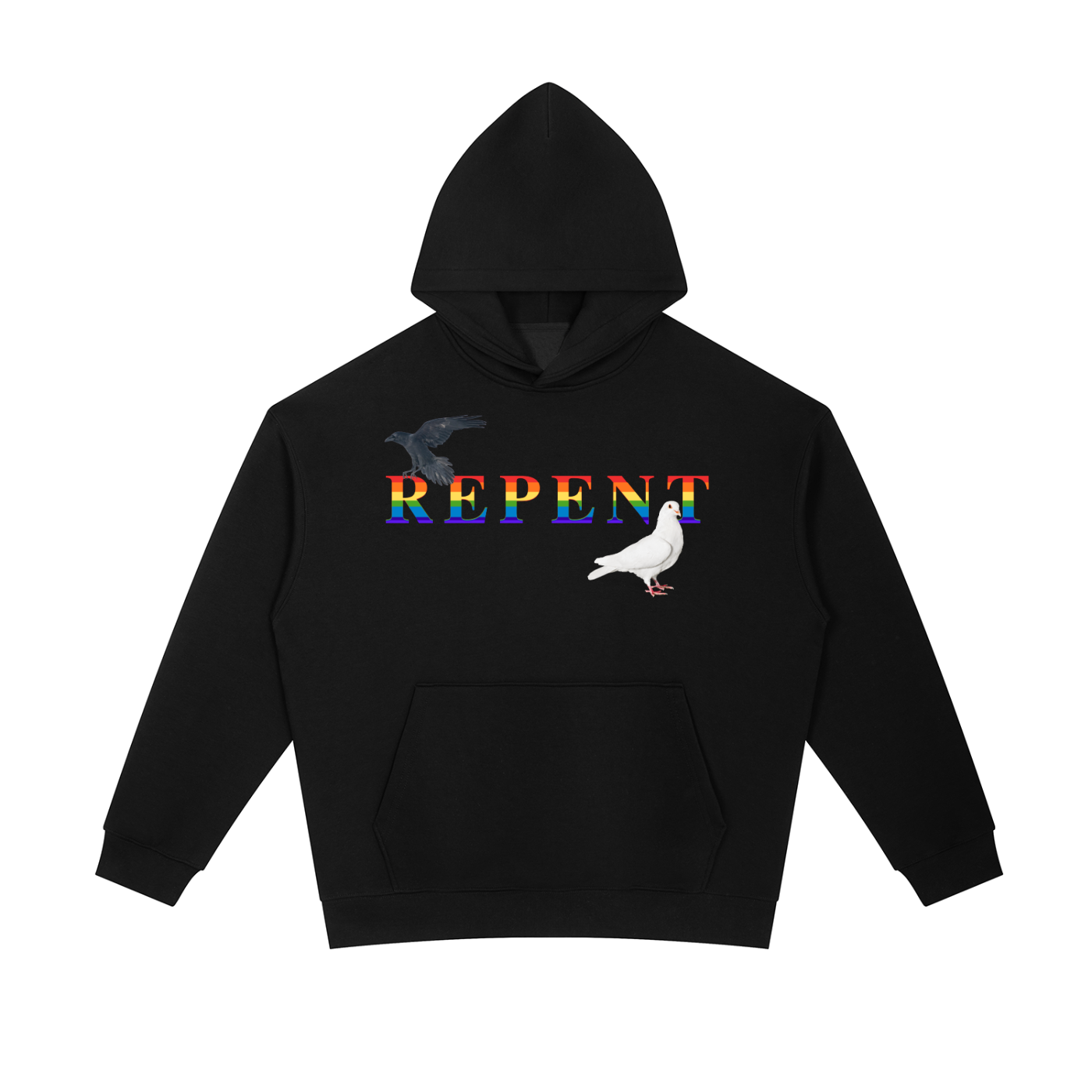 REPENT Noah Heavyweight Hoodie | Faith-Based Streetwear Hoodie