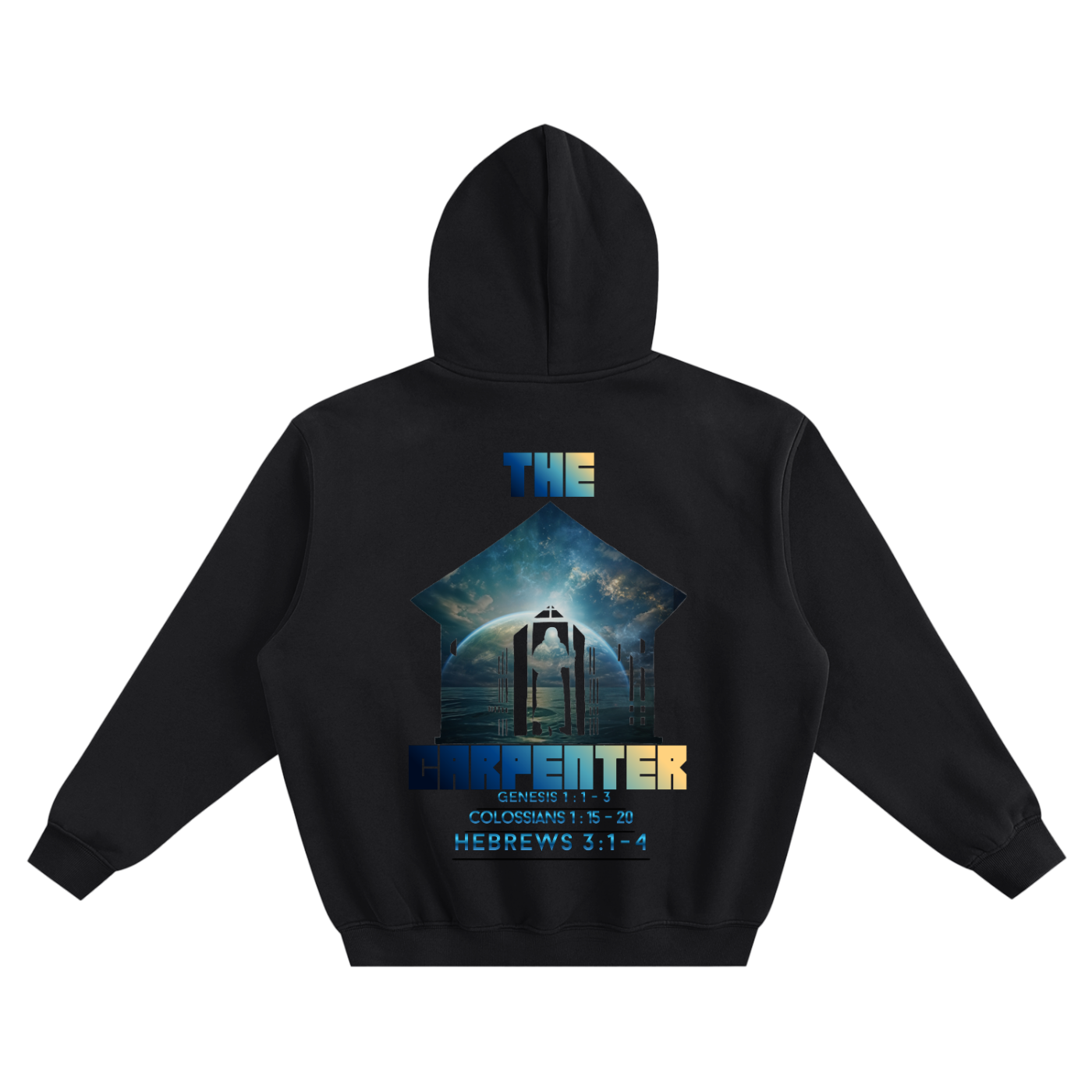 The Carpenter Fleeced Boxy Hoodie | Christian Graphic Streetwear Hoodie