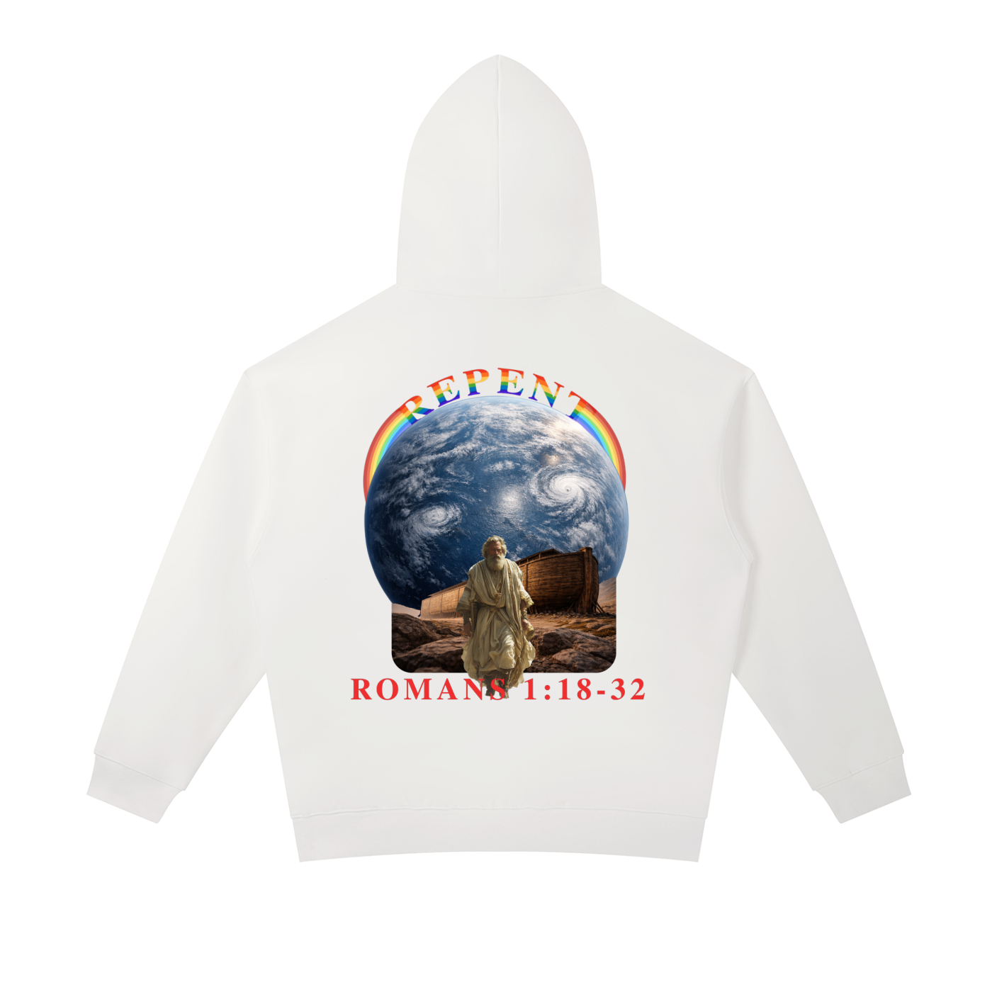 REPENT Noah Heavyweight Hoodie | Faith-Based Streetwear Hoodie