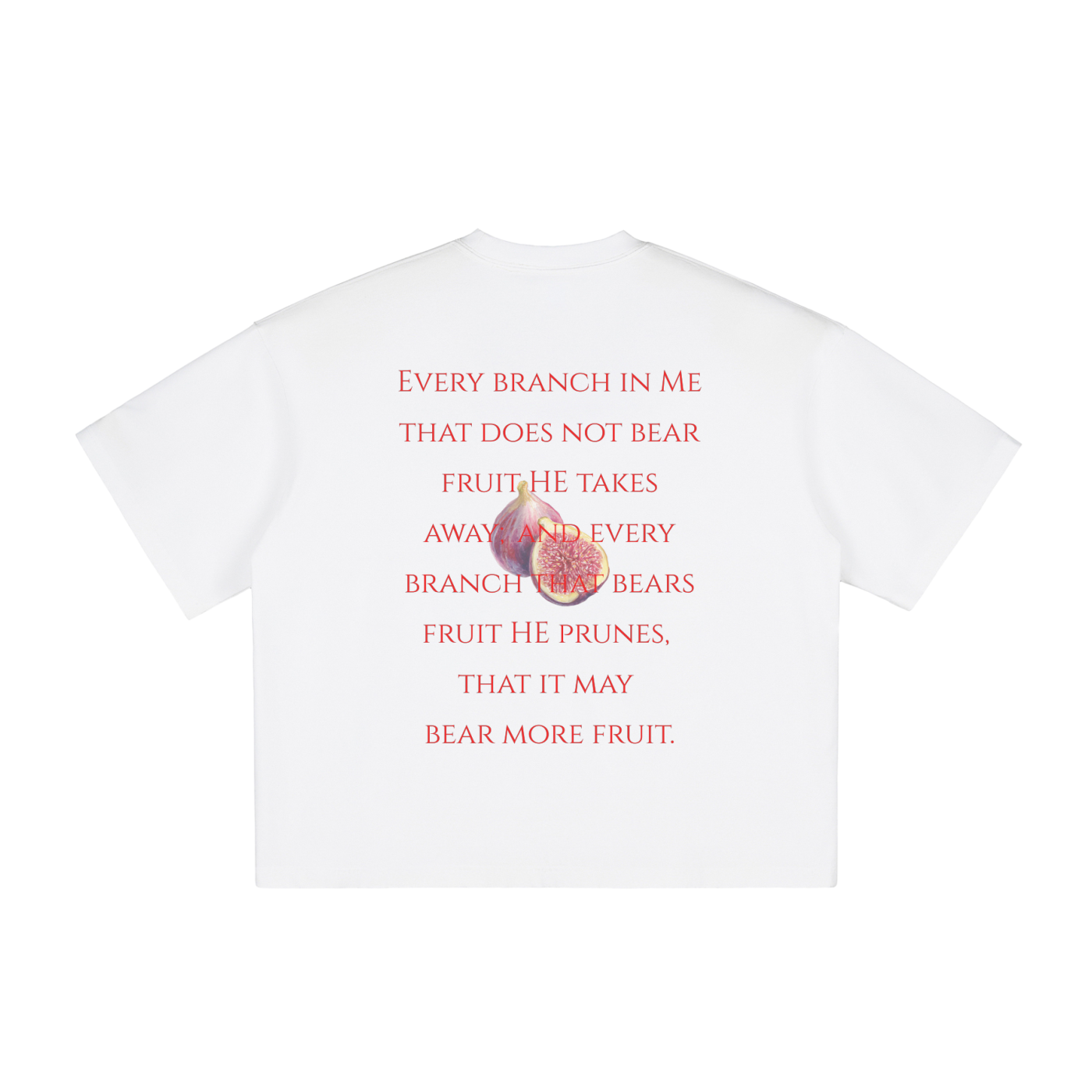 Bear Fruit Boxy T-Shirt | Christian Graphic Streetwear Tee