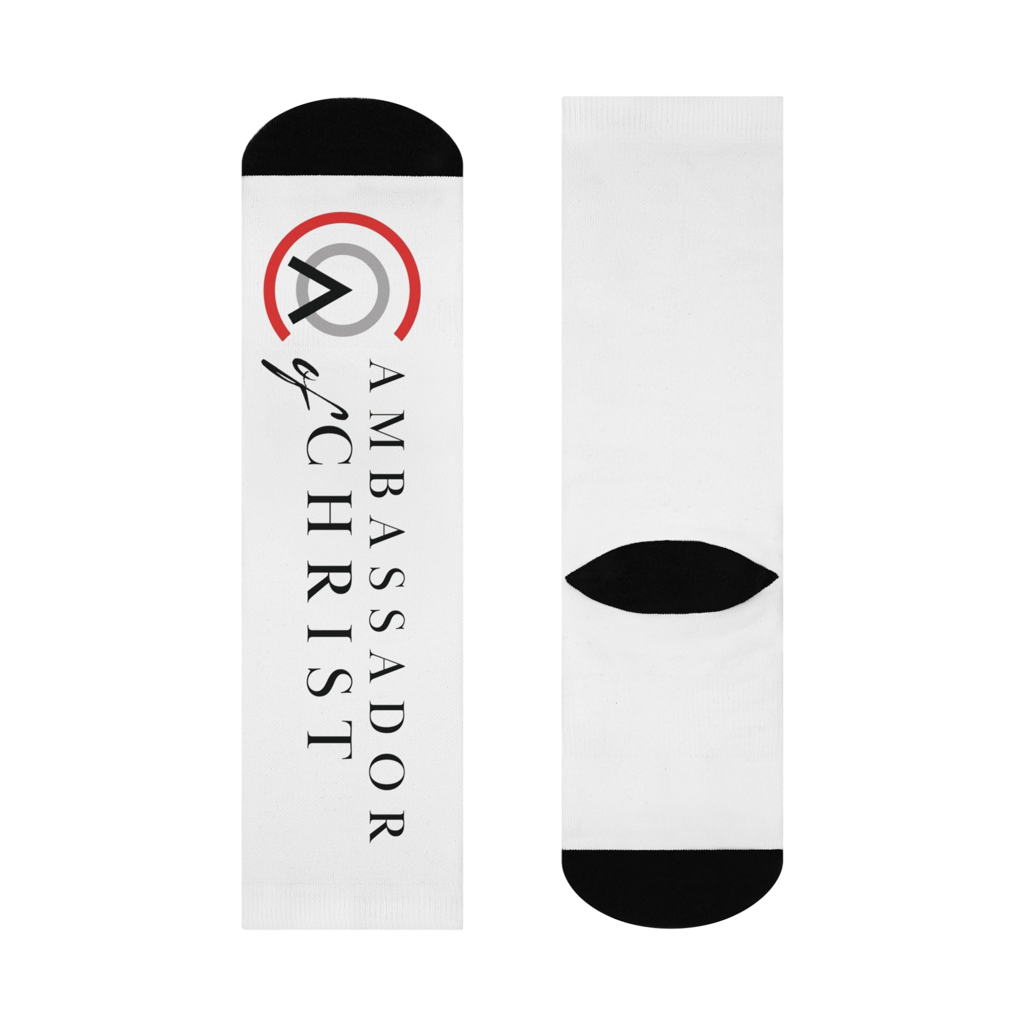 Ambassador of Christ Cushioned Crew Socks | Faith-Based Christian Crew Socks
