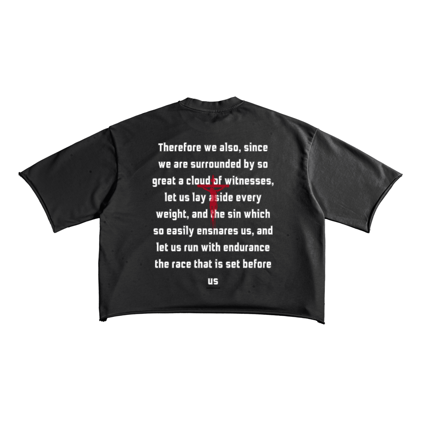 Elohim Athletics Raw Edge T-Shirt | Christian Streetwear Graphic Tee