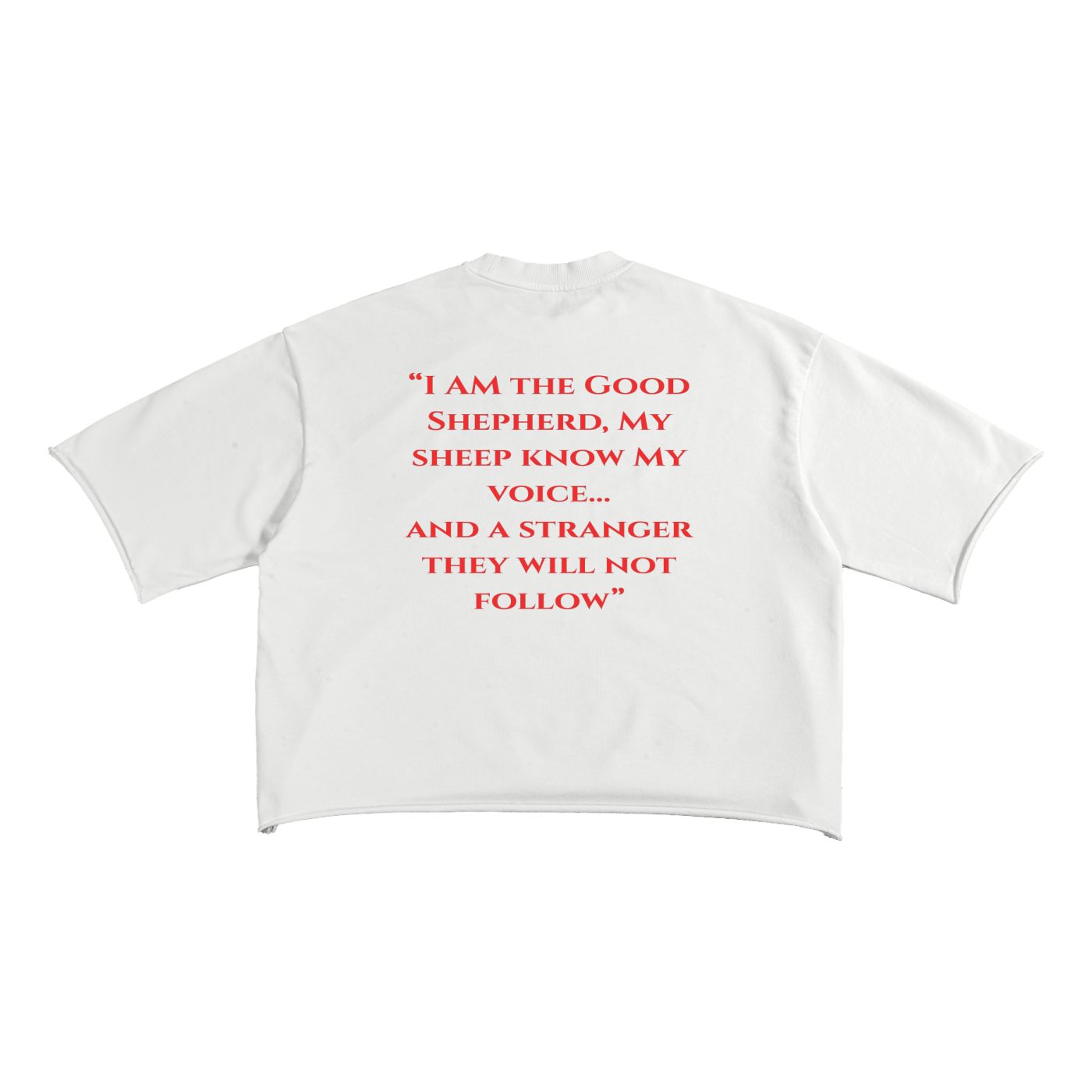 Big Shepherd Raw Edge T-Shirt | Faith-Based Streetwear Tee