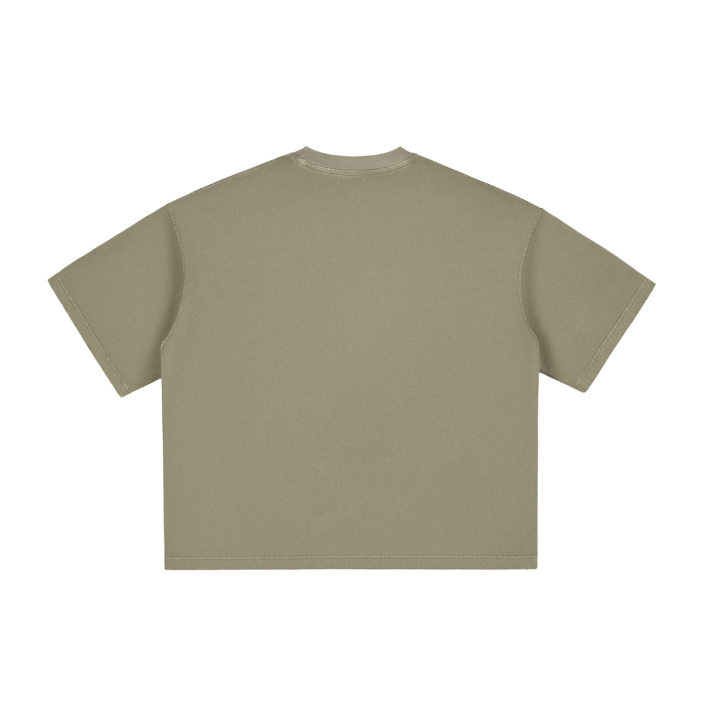 HIS only SON Vintage Washed Boxy T-Shirt | Faith-Based Streetwear Tee