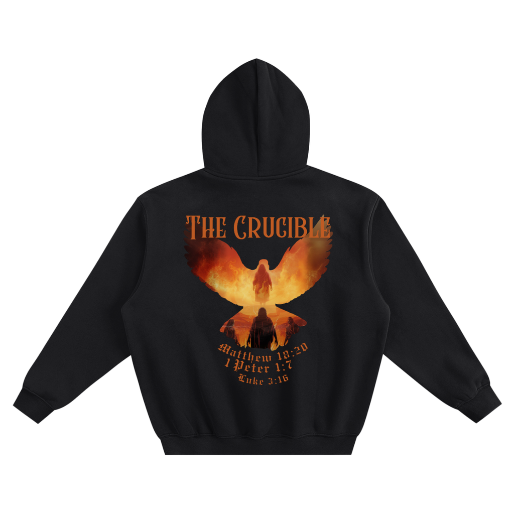 The Crucible Fleeced Boxy Hoodie | Christian Streetwear Hoodie