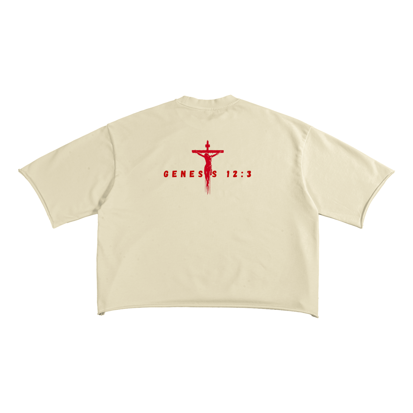Before Abraham Raw Edge T-Shirt | Christian Graphic Streetwear Tee