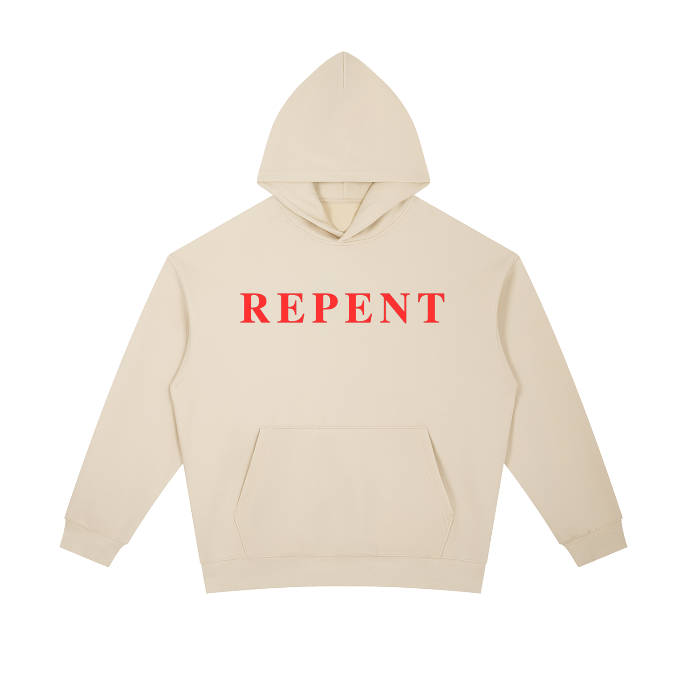 REPENT John Baptist Heavyweight Hoodie | Faith-Based Streetwear Hoodie