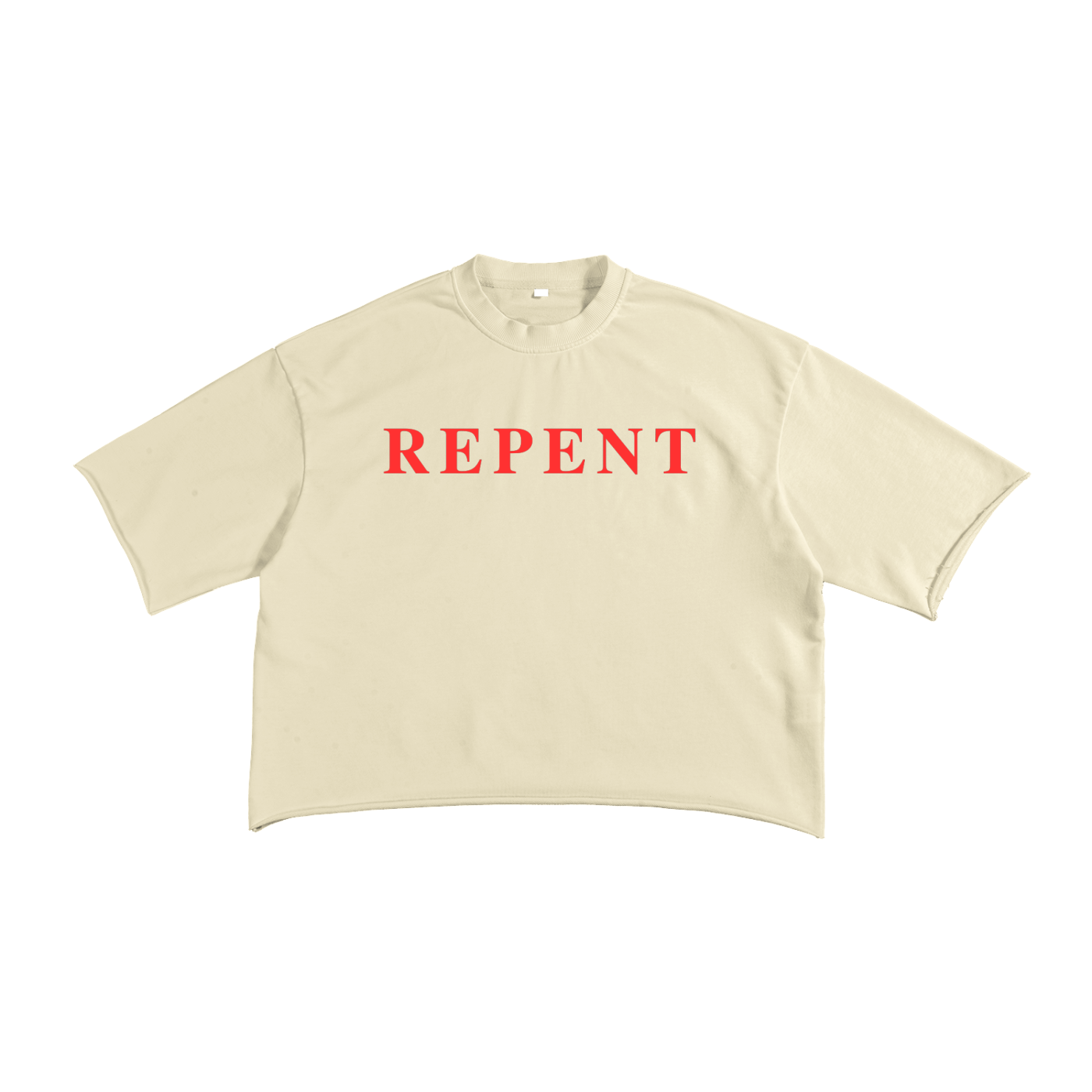 REPENT J.Baptist Raw Edge T-Shirt | Christian Streetwear Graphic Tee