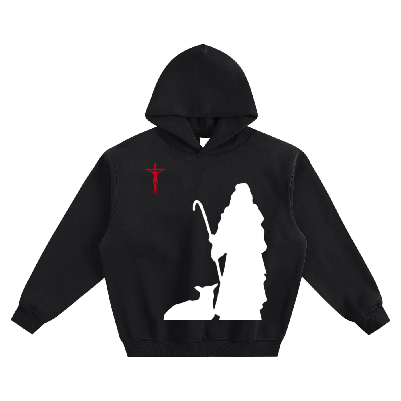 Big Shepherd Fleeced Boxy Hoodie | Christian Streetwear Hoodie