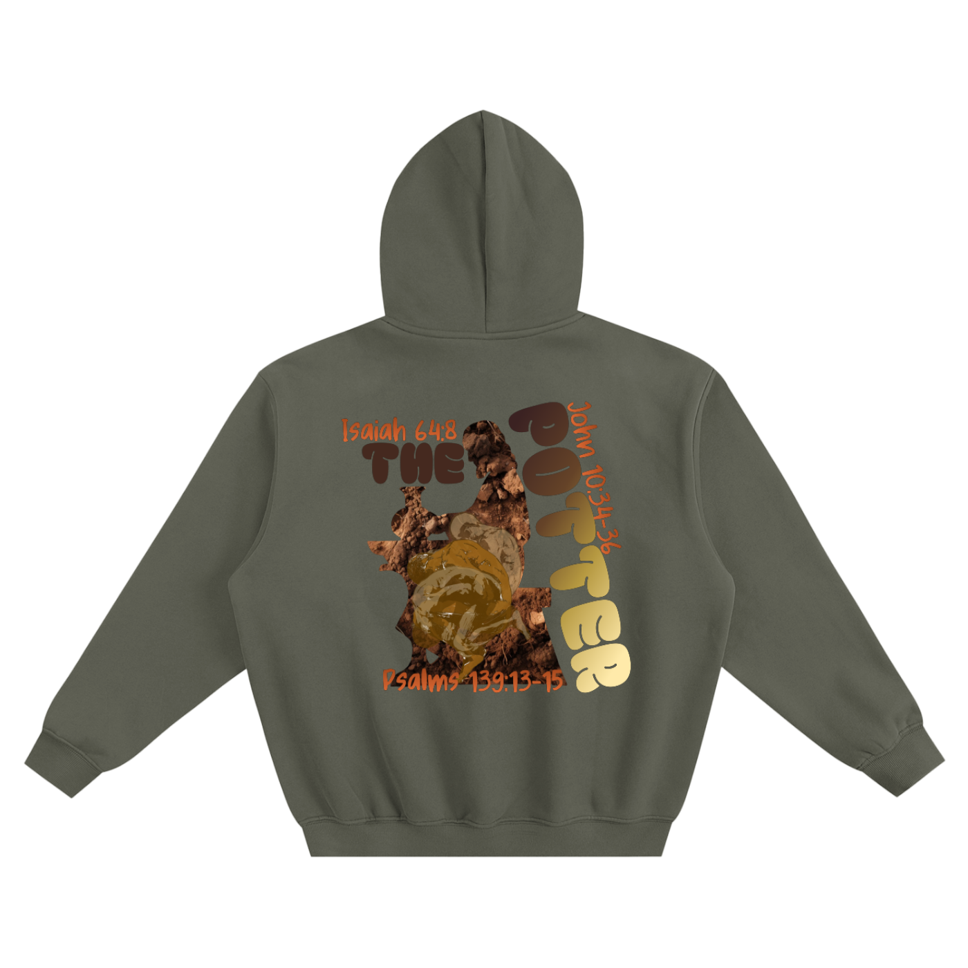 The Potter Fleeced Boxy Hoodie | Christian Graphic Streetwear Hoodie