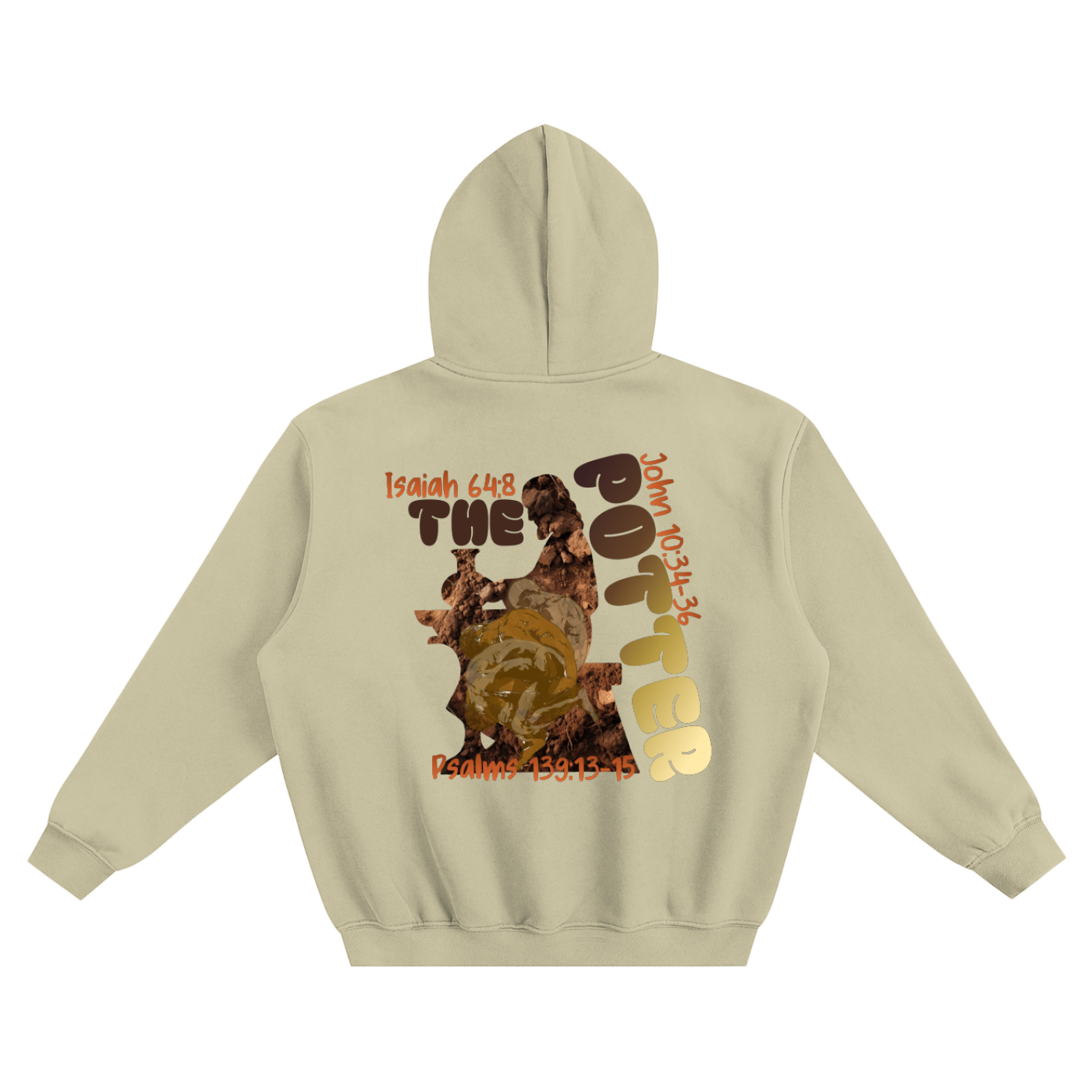 The Potter Fleeced Boxy Hoodie | Christian Graphic Streetwear Hoodie