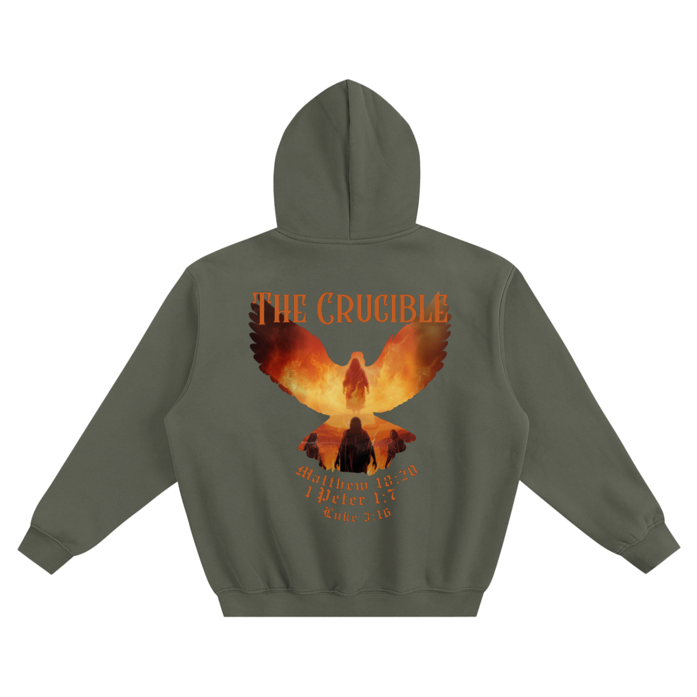 The Crucible Fleeced Boxy Hoodie | Christian Streetwear Hoodie