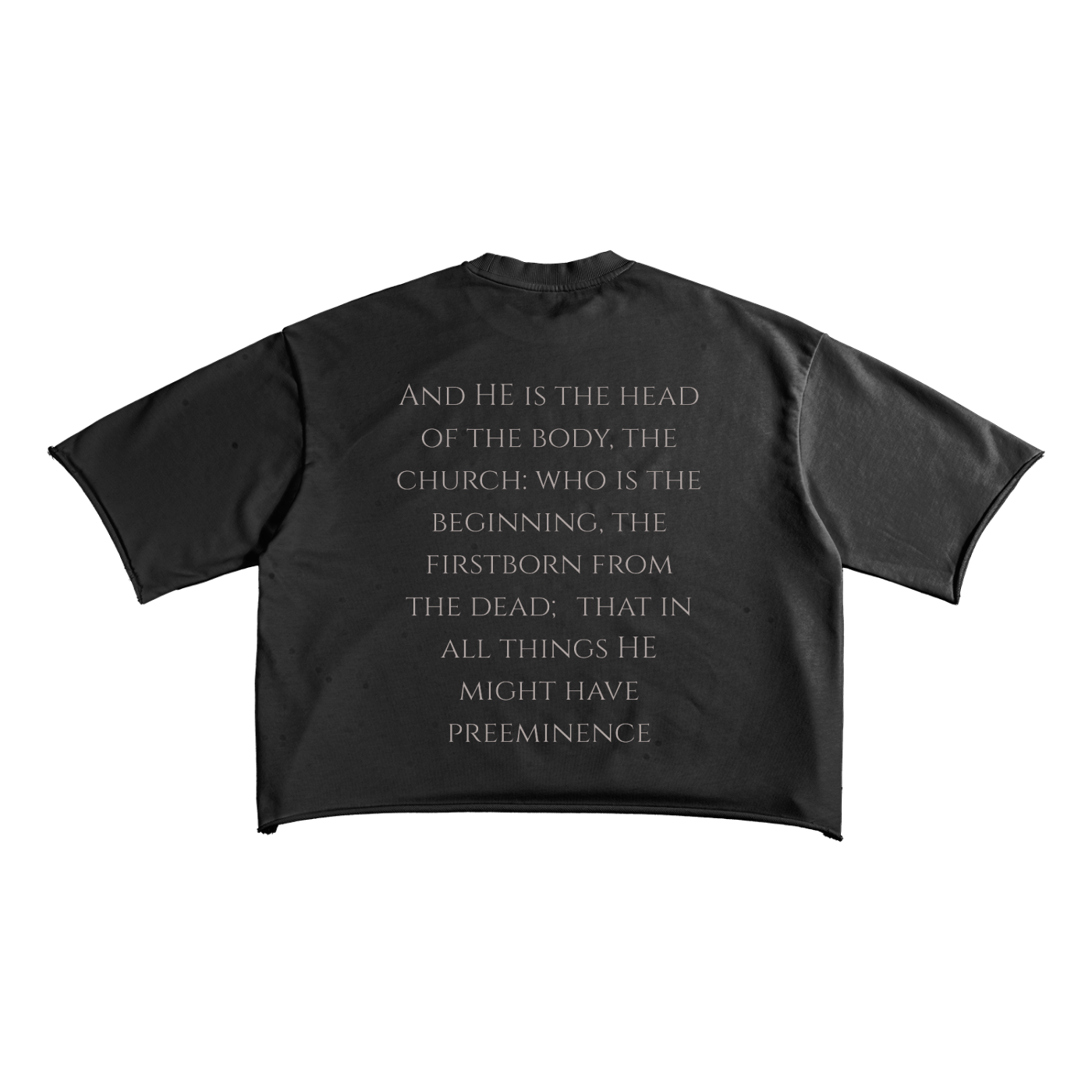 Habeas Corpus Raw Edge T-Shirt | Christian Graphic Streetwear Tee