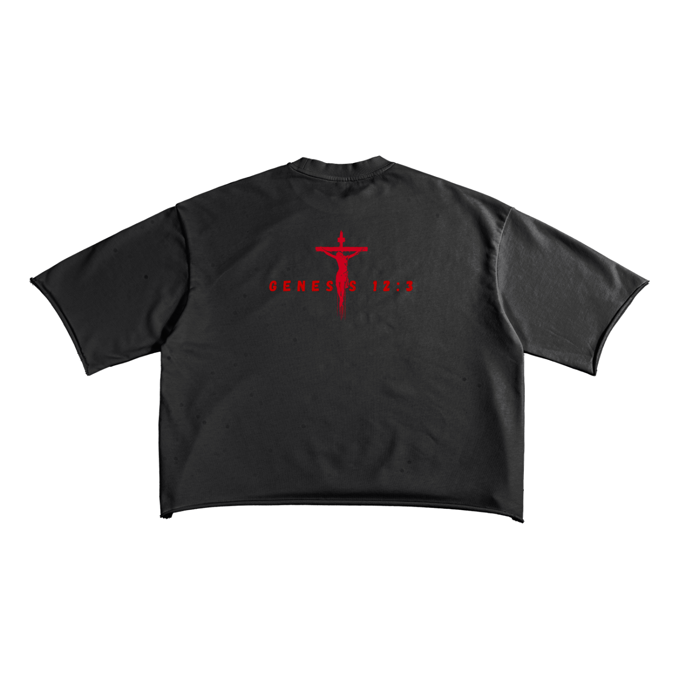 Before Abraham Raw Edge T-Shirt | Christian Graphic Streetwear Tee
