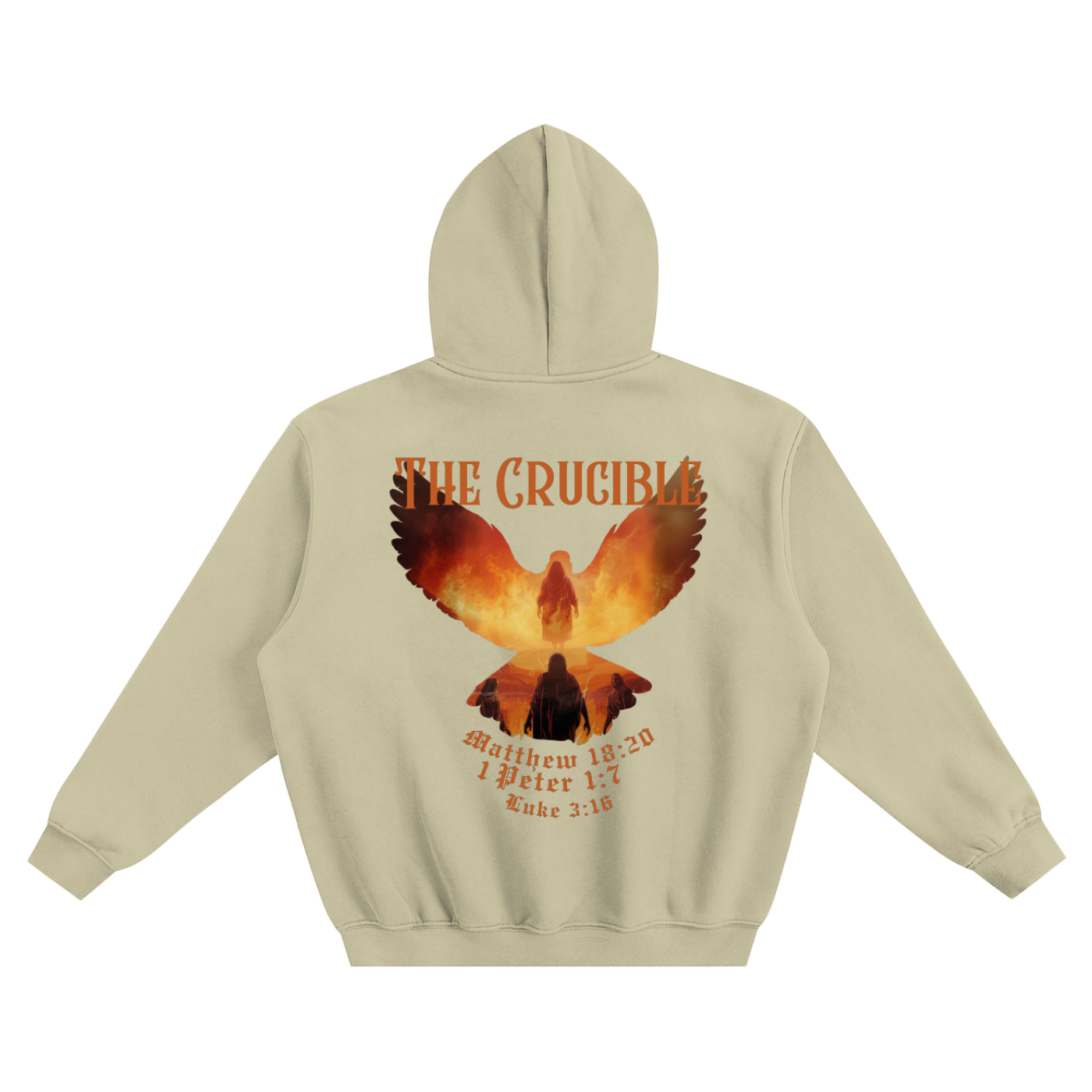 The Crucible Fleeced Boxy Hoodie | Christian Streetwear Hoodie