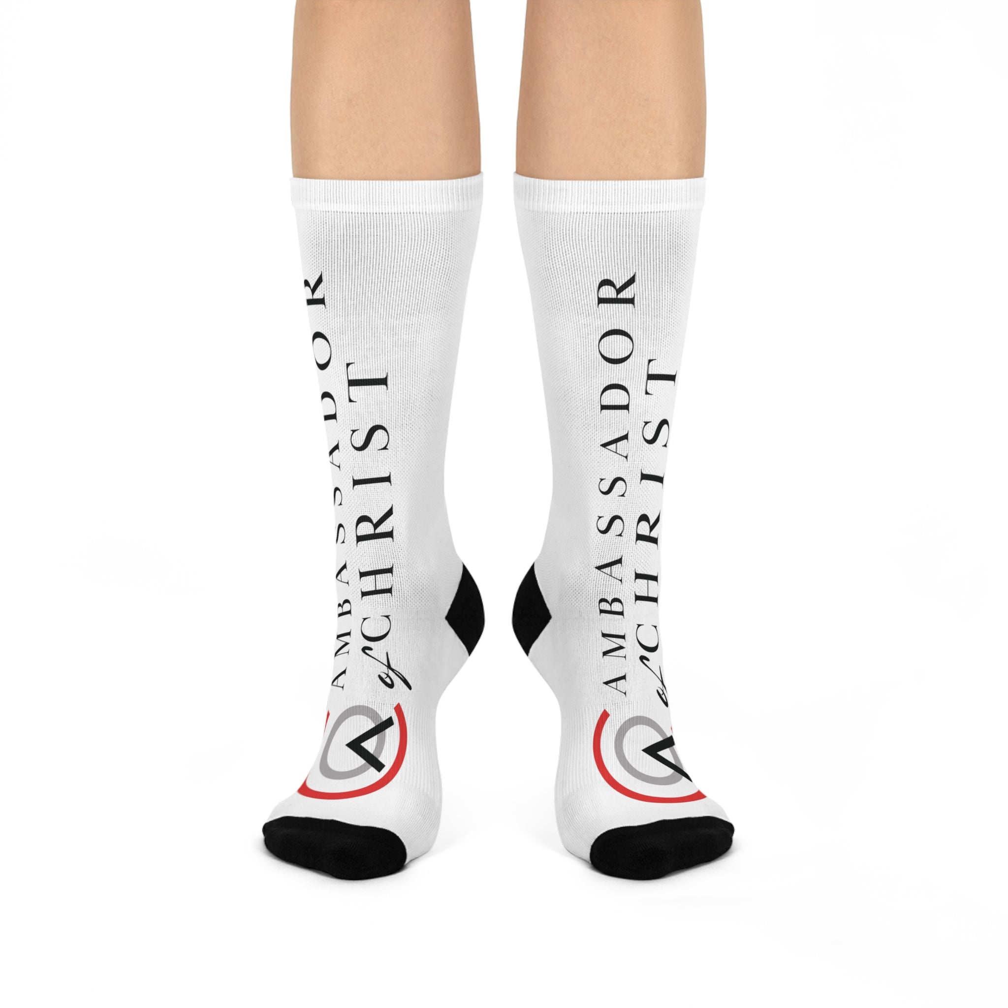 Ambassador of Christ Cushioned Crew Socks | Faith-Based Christian Crew Socks