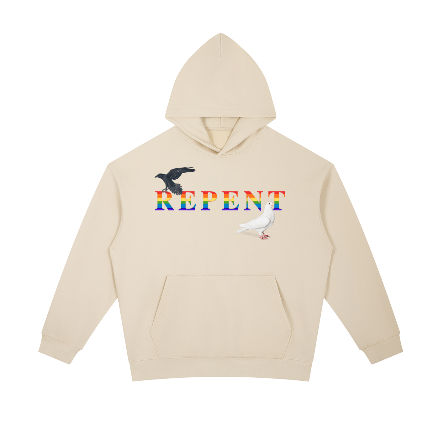 REPENT Noah Heavyweight Hoodie | Faith-Based Streetwear Hoodie