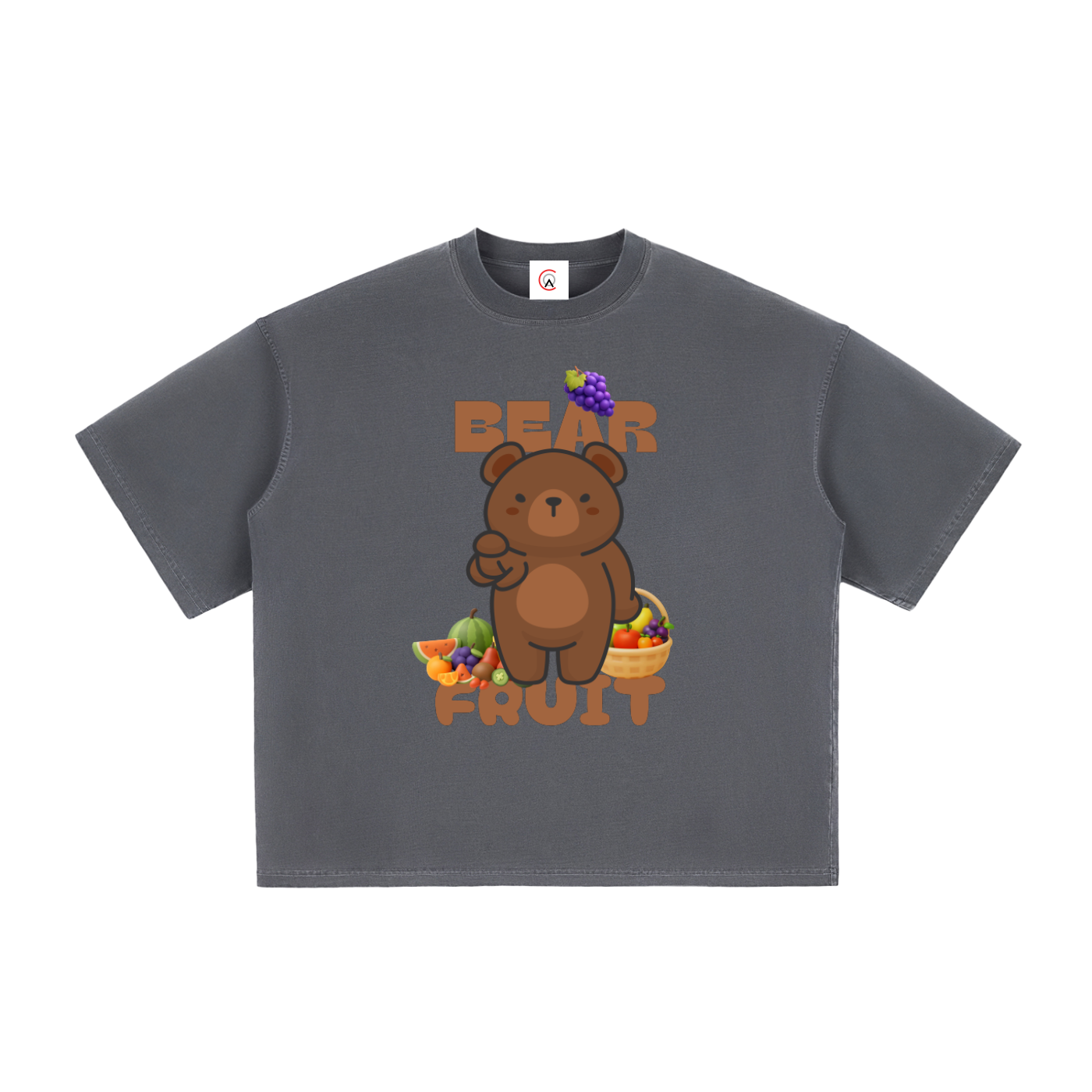 Bear Fruit Boxy T-Shirt | Christian Graphic Streetwear Tee