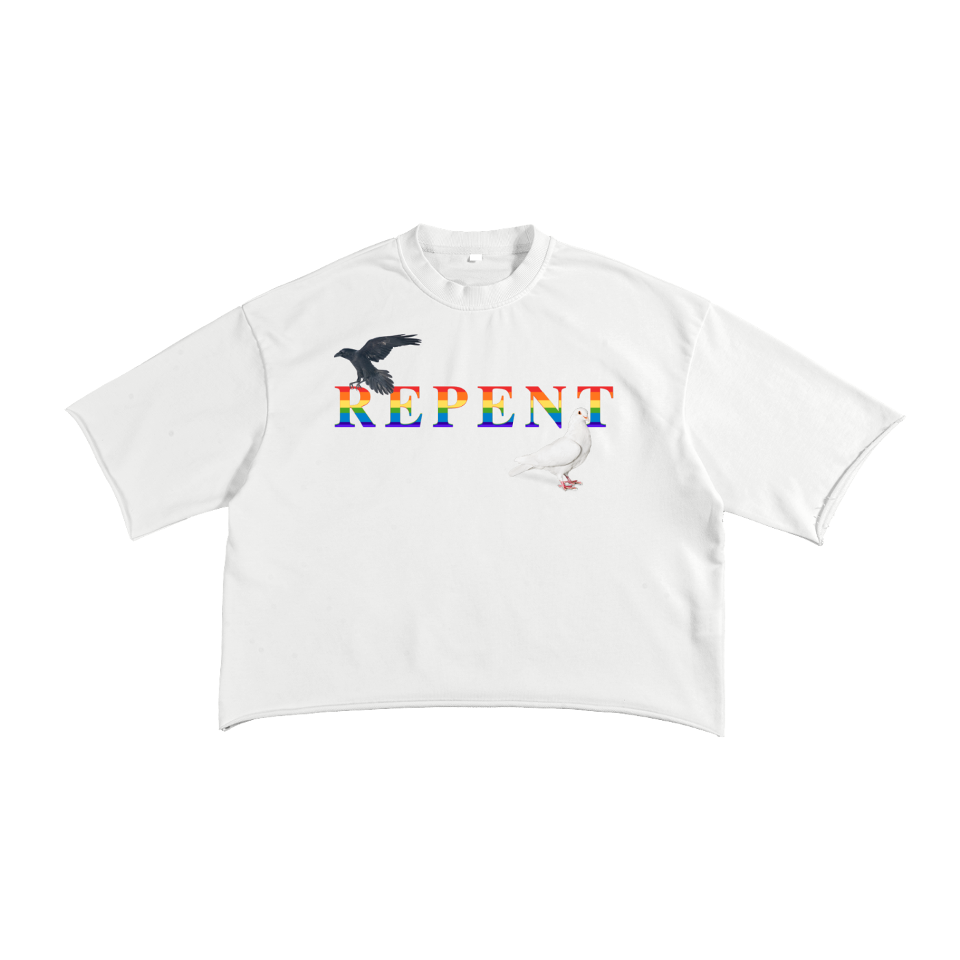 REPENT Noah Raw Edge T-Shirt | Christian Graphic Streetwear Tee