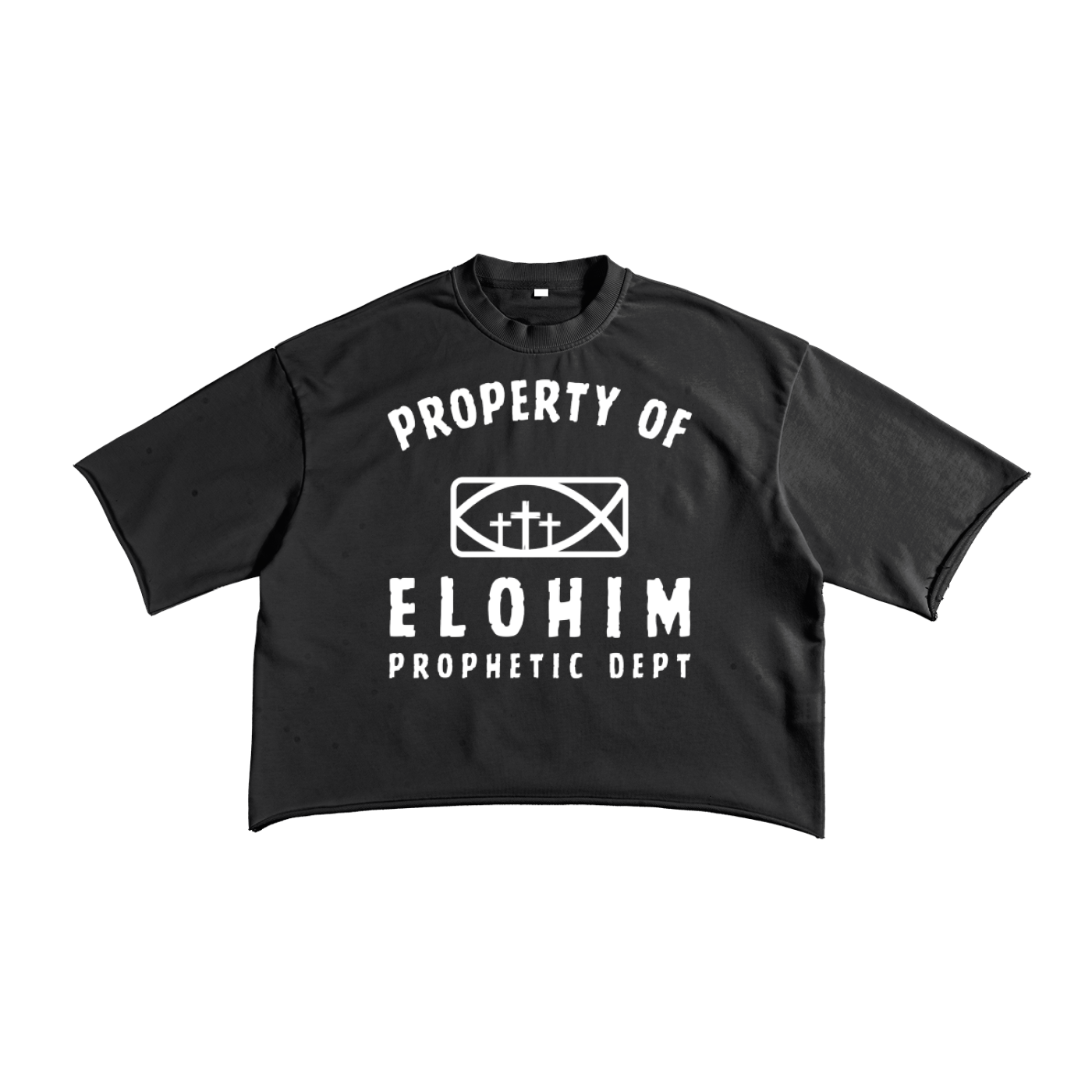 Elohim Athletics Raw Edge T-Shirt | Christian Streetwear Graphic Tee
