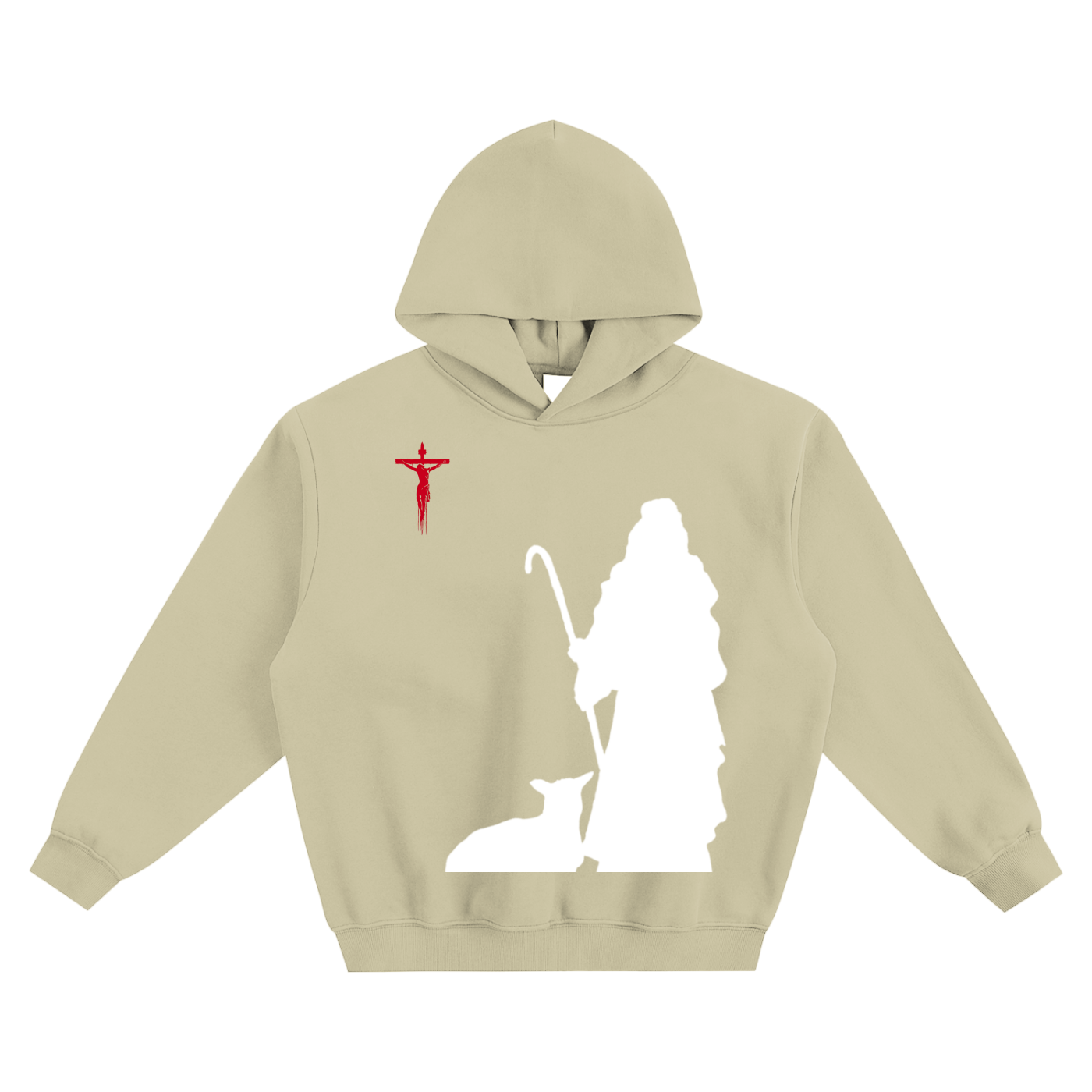 Big Shepherd Fleeced Boxy Hoodie | Christian Streetwear Hoodie