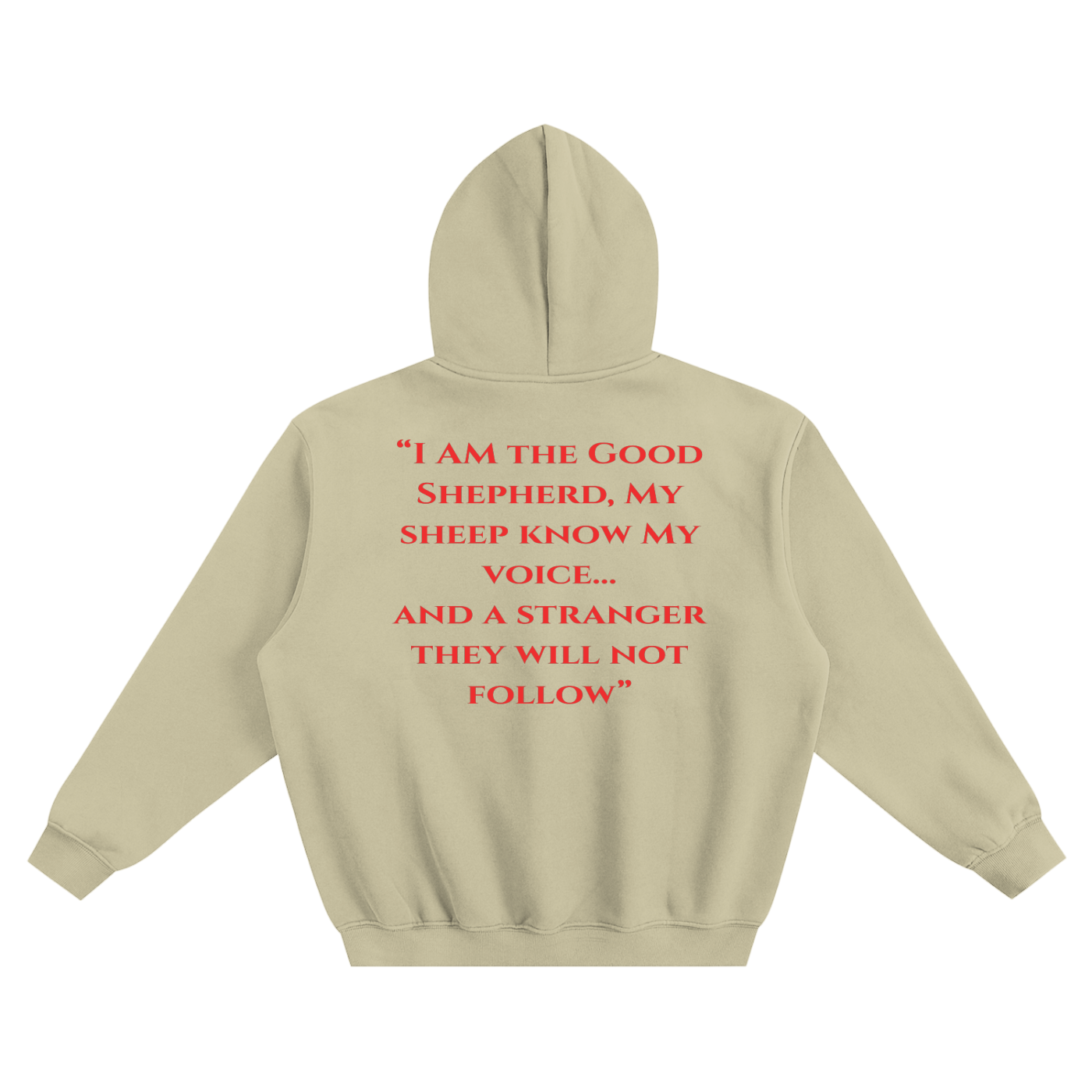 Big Shepherd Fleeced Boxy Hoodie | Christian Streetwear Hoodie