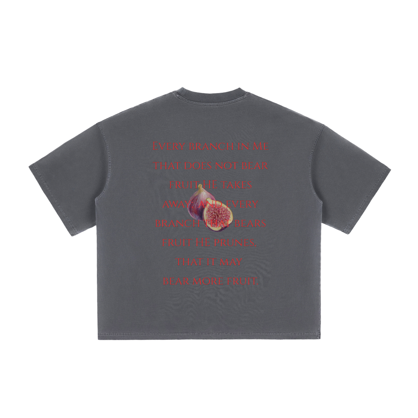 Bear Fruit Boxy T-Shirt | Christian Graphic Streetwear Tee