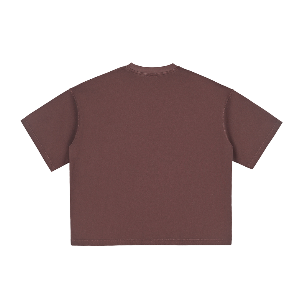 HIS only SON Vintage Washed Boxy T-Shirt | Faith-Based Streetwear Tee