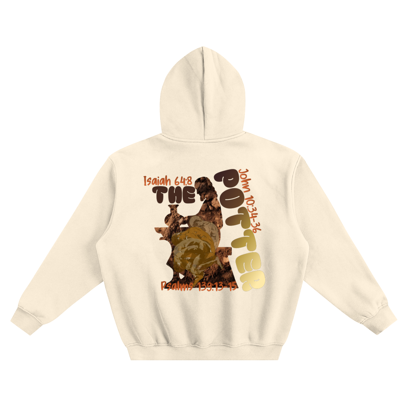 The Potter Fleeced Boxy Hoodie | Christian Graphic Streetwear Hoodie