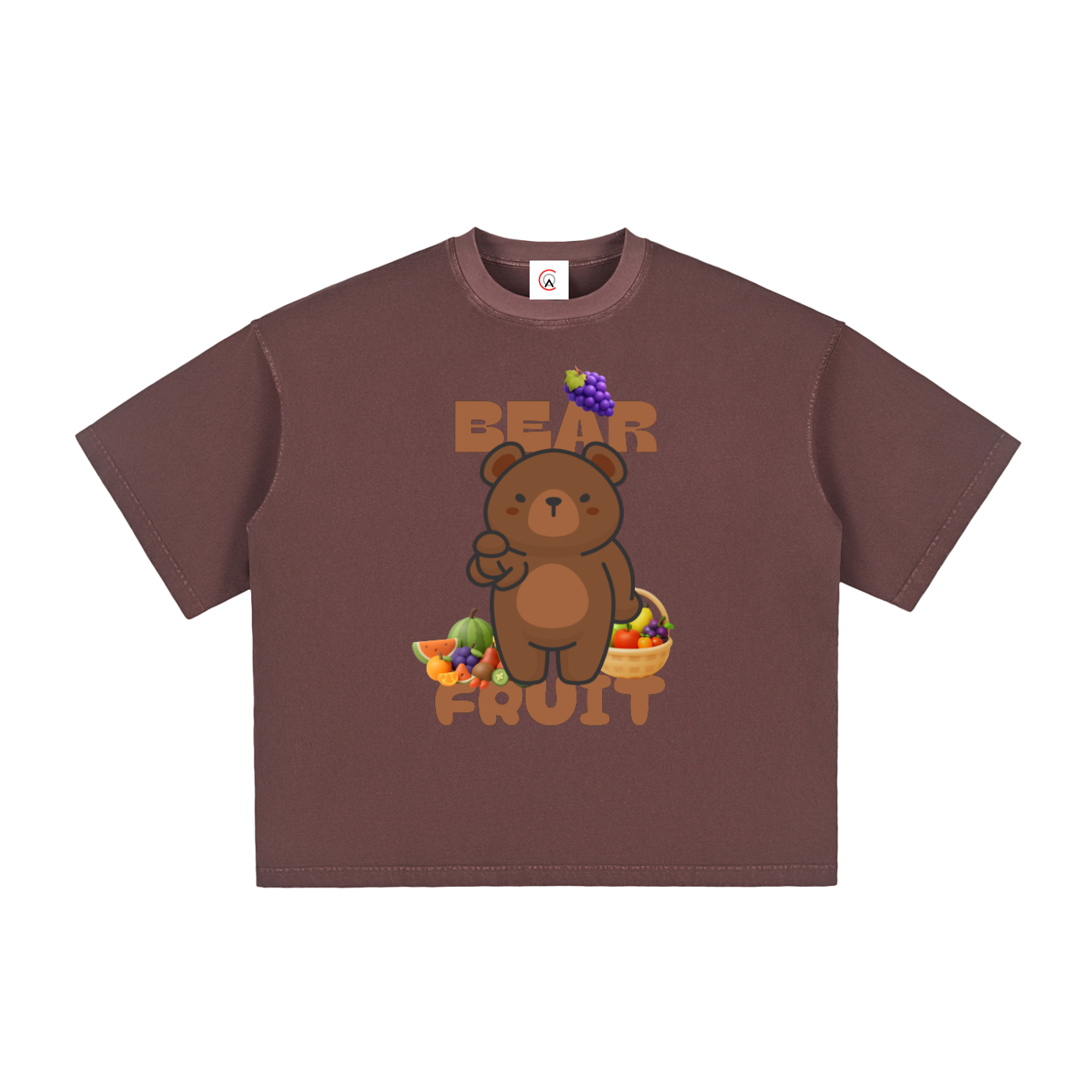 Bear Fruit Boxy T-Shirt | Christian Graphic Streetwear Tee