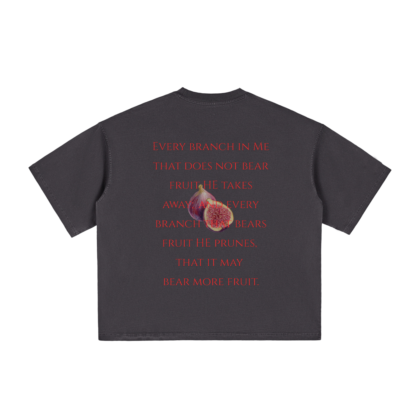 Bear Fruit Boxy T-Shirt | Christian Graphic Streetwear Tee