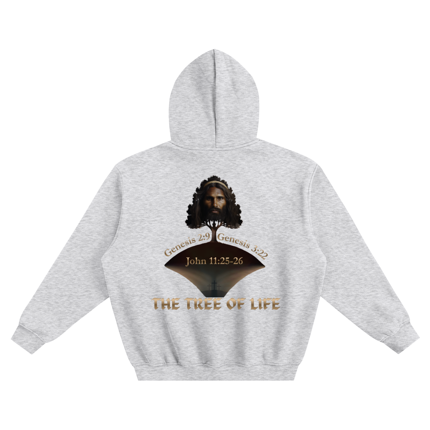 The Tree of Life Fleeced Boxy Hoodie | Christian Streetwear Hoodie