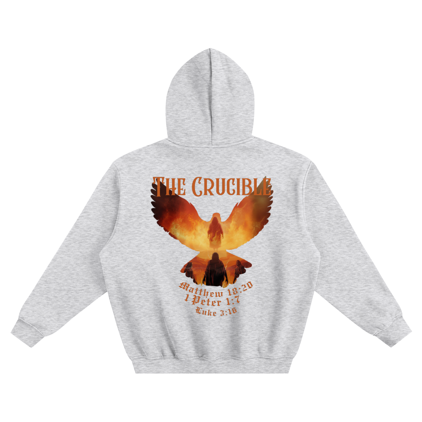 The Crucible Fleeced Boxy Hoodie | Christian Streetwear Hoodie