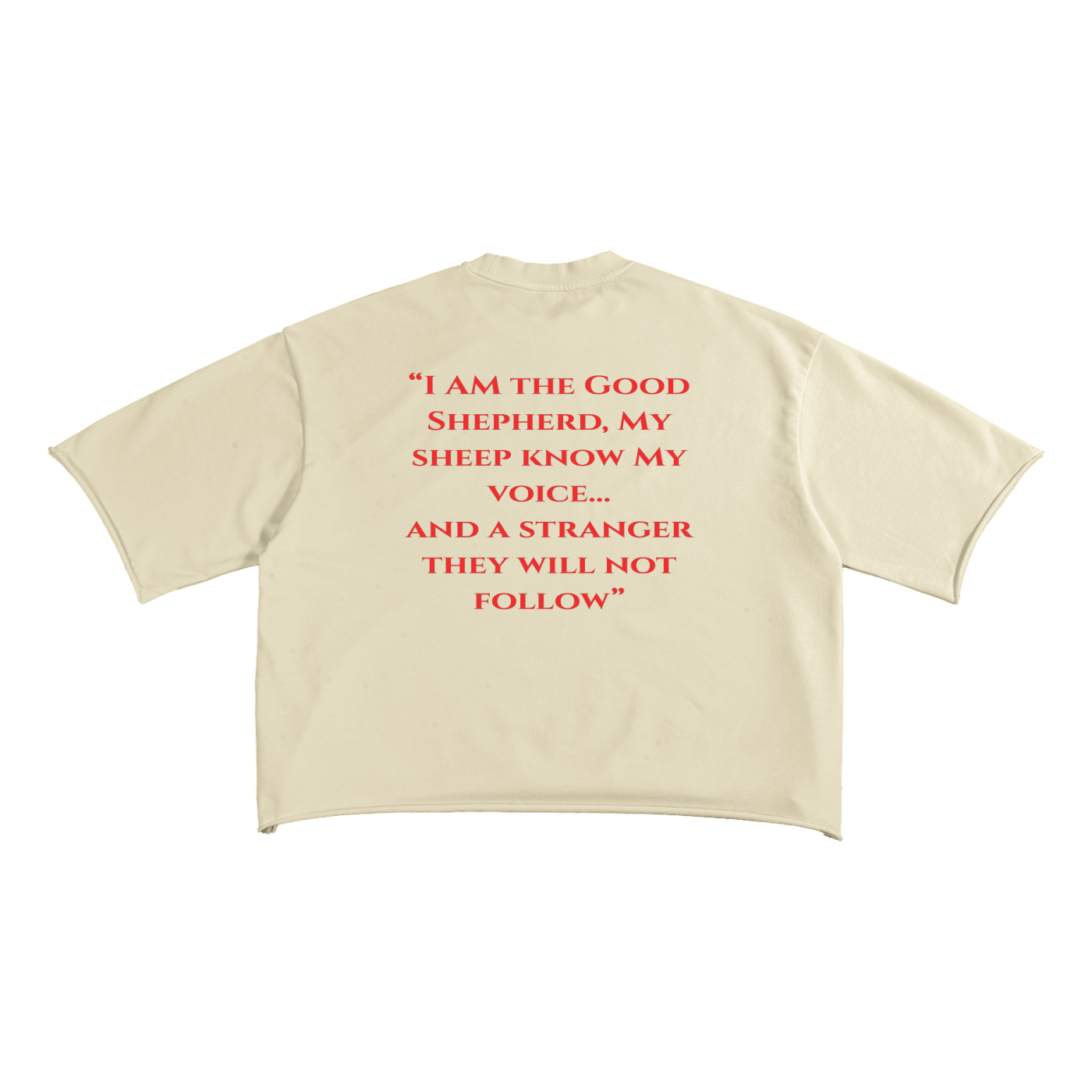 Big Shepherd Raw Edge T-Shirt | Faith-Based Streetwear Tee