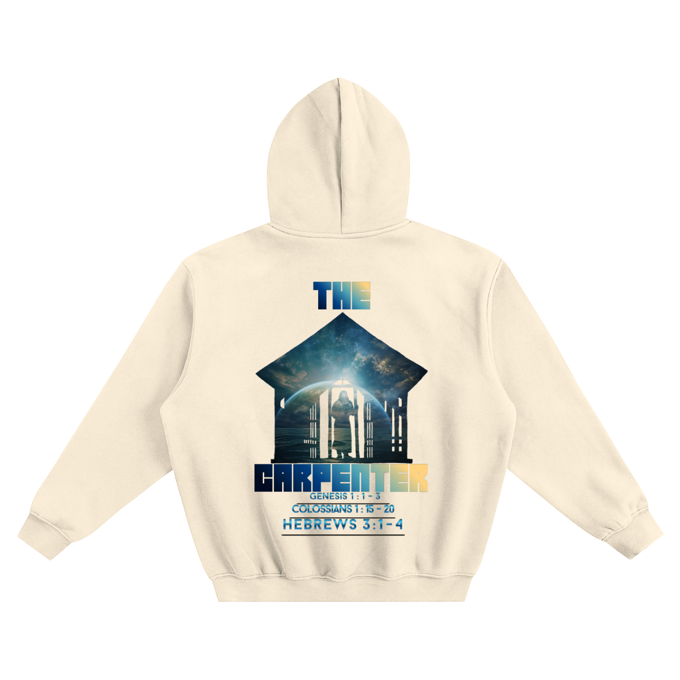 The Carpenter Fleeced Boxy Hoodie | Christian Graphic Streetwear Hoodie