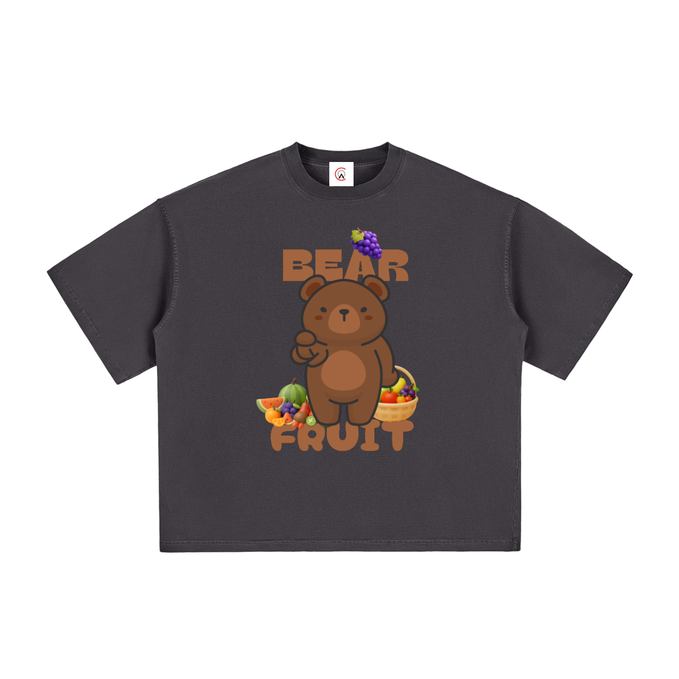 Bear Fruit Boxy T-Shirt | Christian Graphic Streetwear Tee