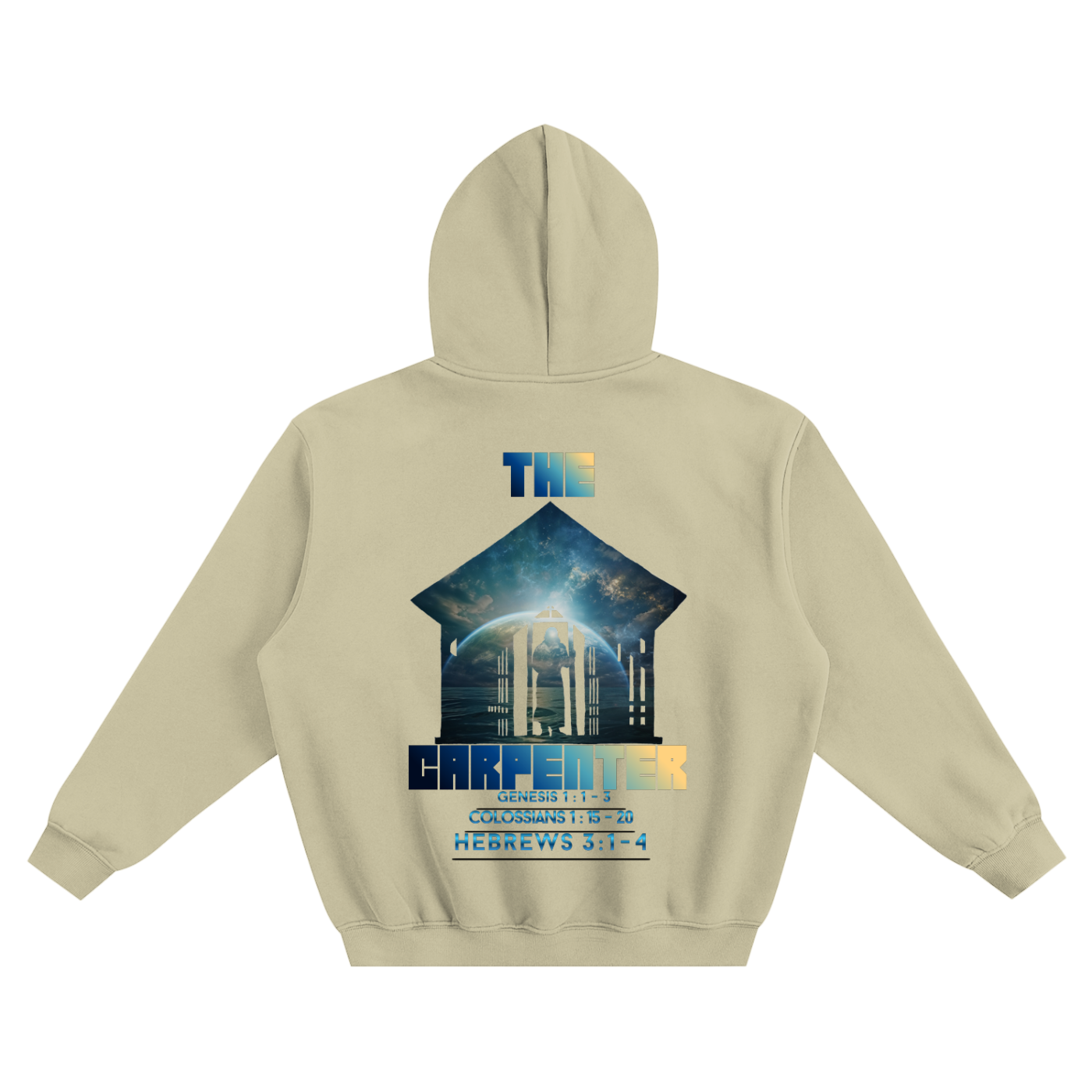 The Carpenter Fleeced Boxy Hoodie | Christian Graphic Streetwear Hoodie