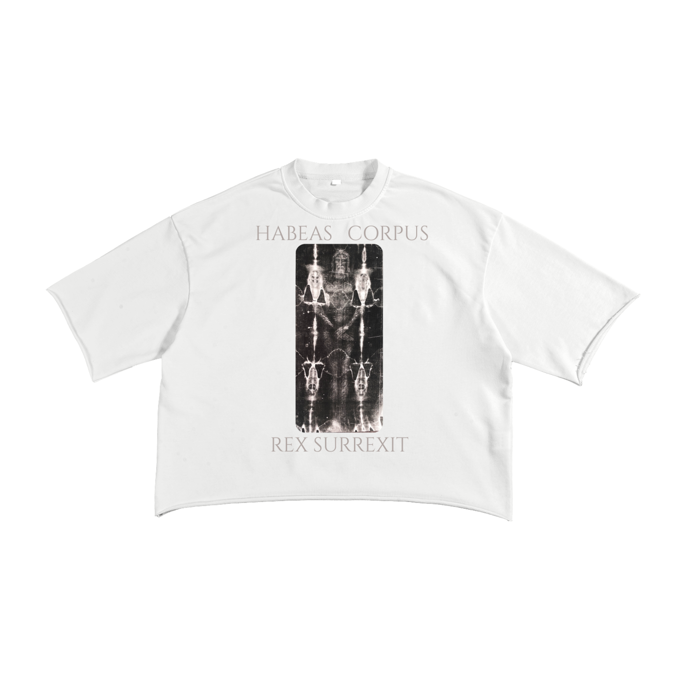 Habeas Corpus Raw Edge T-Shirt | Christian Graphic Streetwear Tee