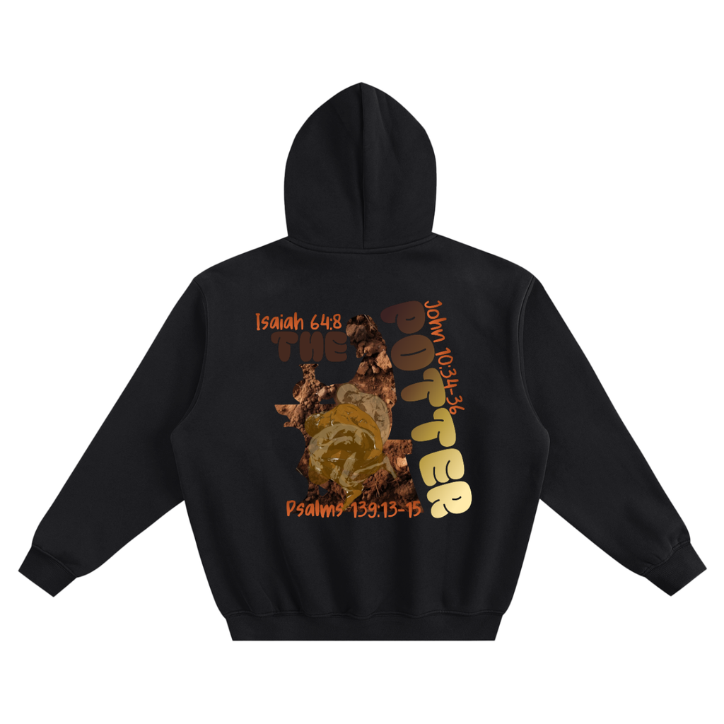The Potter Fleeced Boxy Hoodie | Christian Graphic Streetwear Hoodie