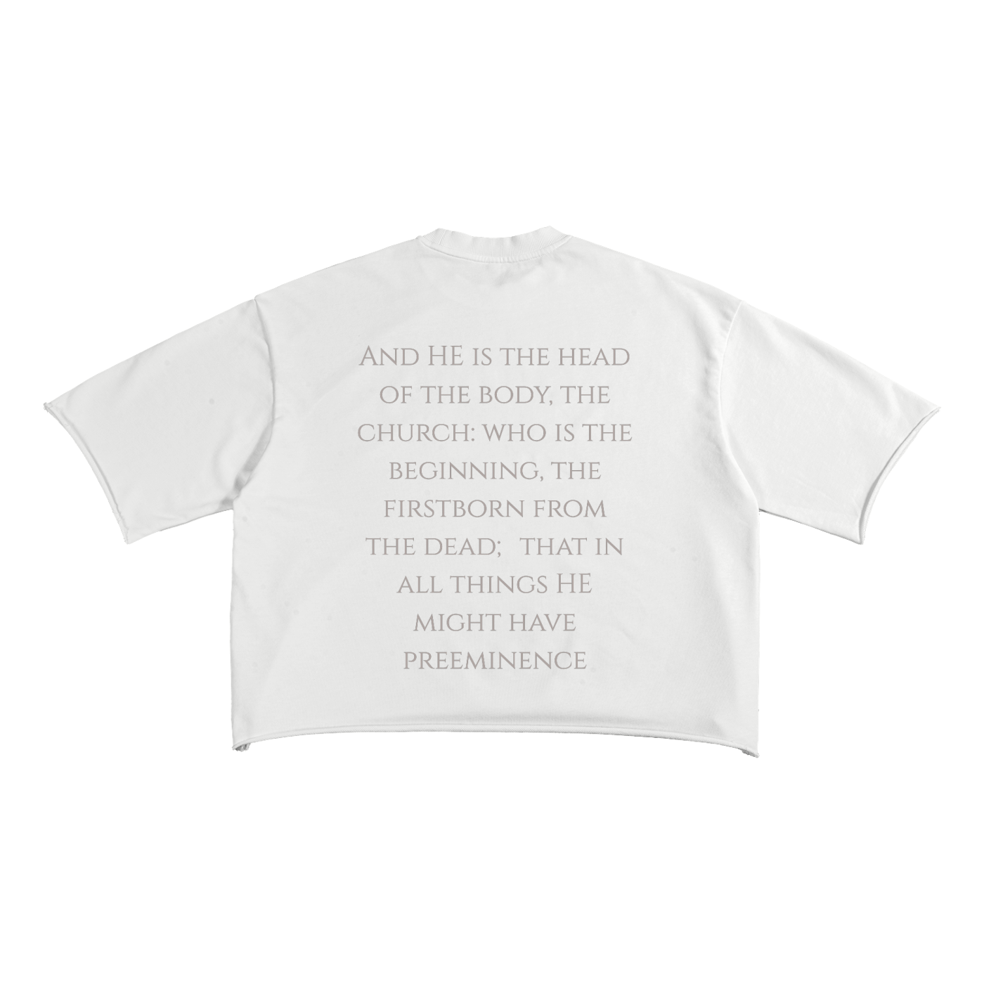 Habeas Corpus Raw Edge T-Shirt | Christian Graphic Streetwear Tee