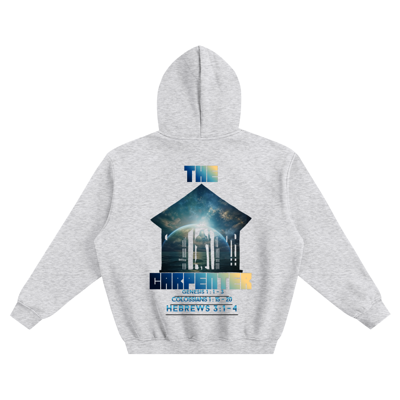 The Carpenter Fleeced Boxy Hoodie | Christian Graphic Streetwear Hoodie
