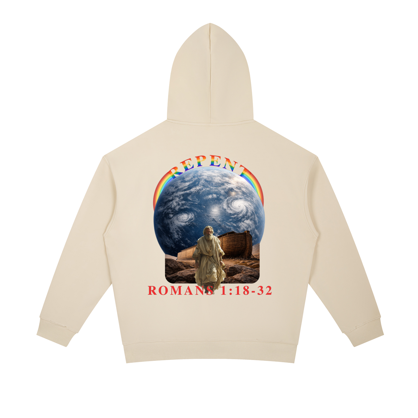 REPENT Noah Heavyweight Hoodie | Faith-Based Streetwear Hoodie