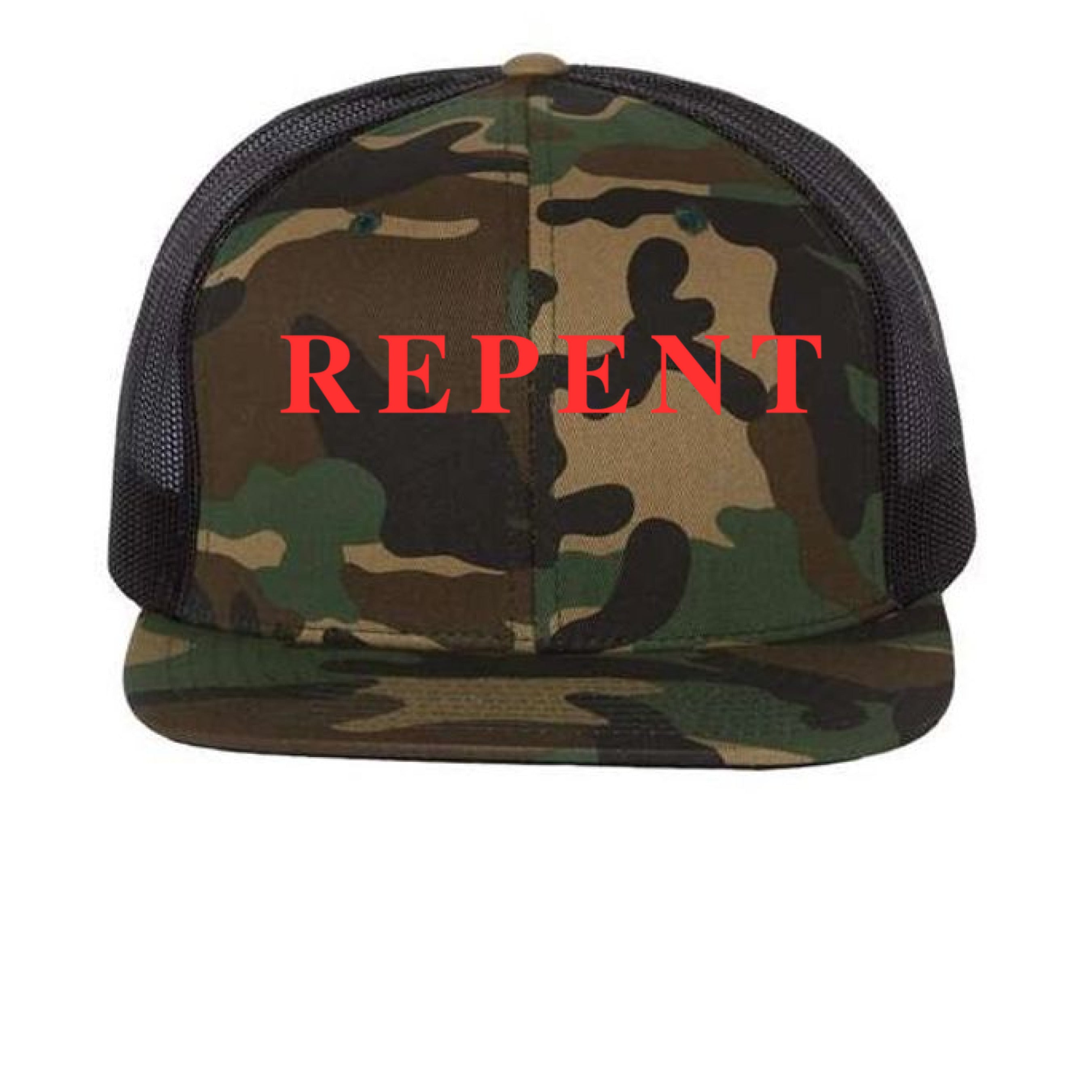 Green Camo/ Black - FRONT