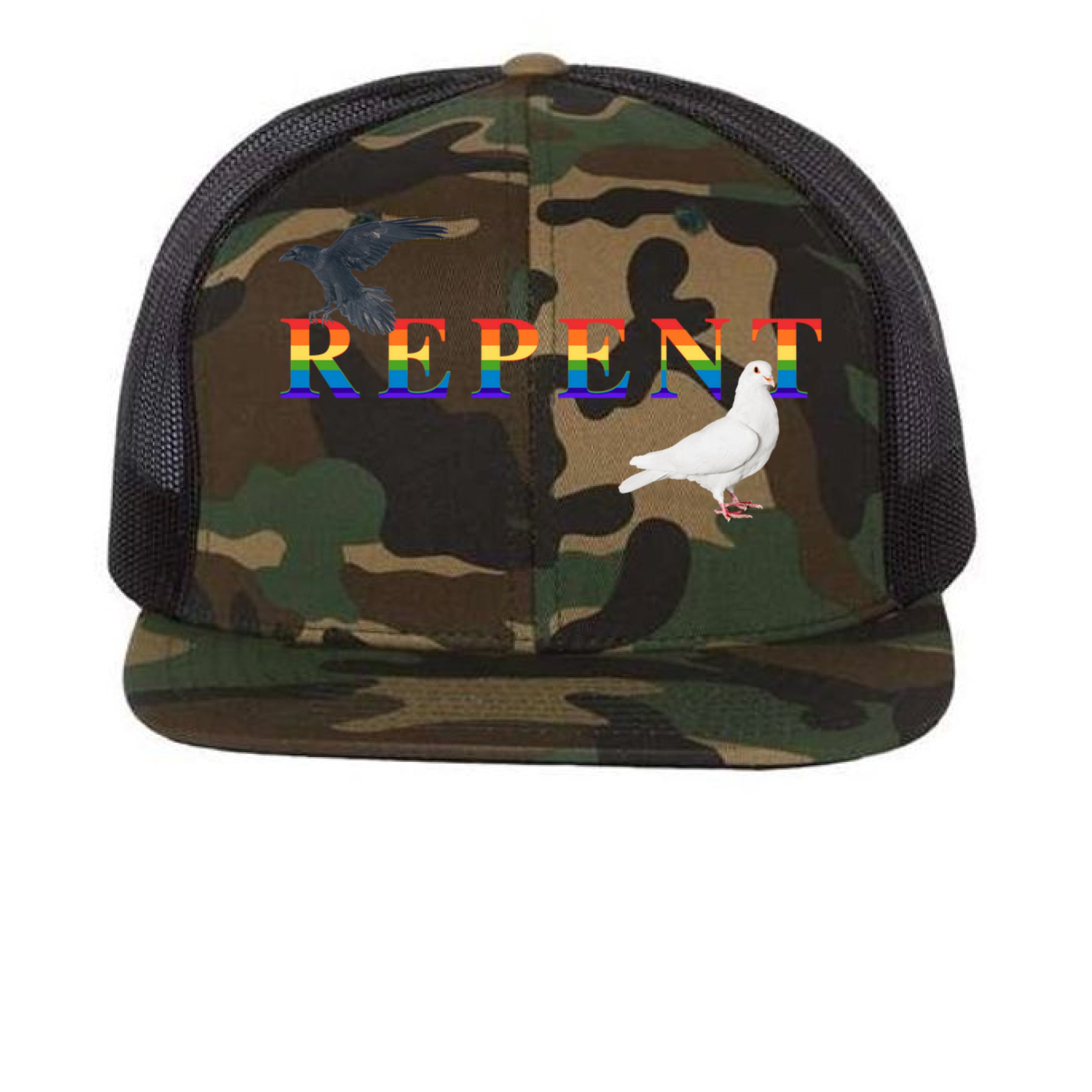 Green Camo/ Black - FRONT